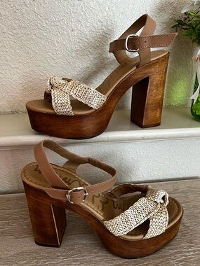 Sam Edelman Platform Sandals Size 8